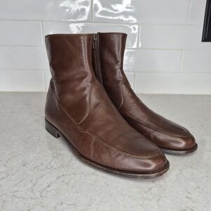 Vintage‎ Royal Imperial Florsheim Boots Brown Mens Size 7.5 D Side Zip